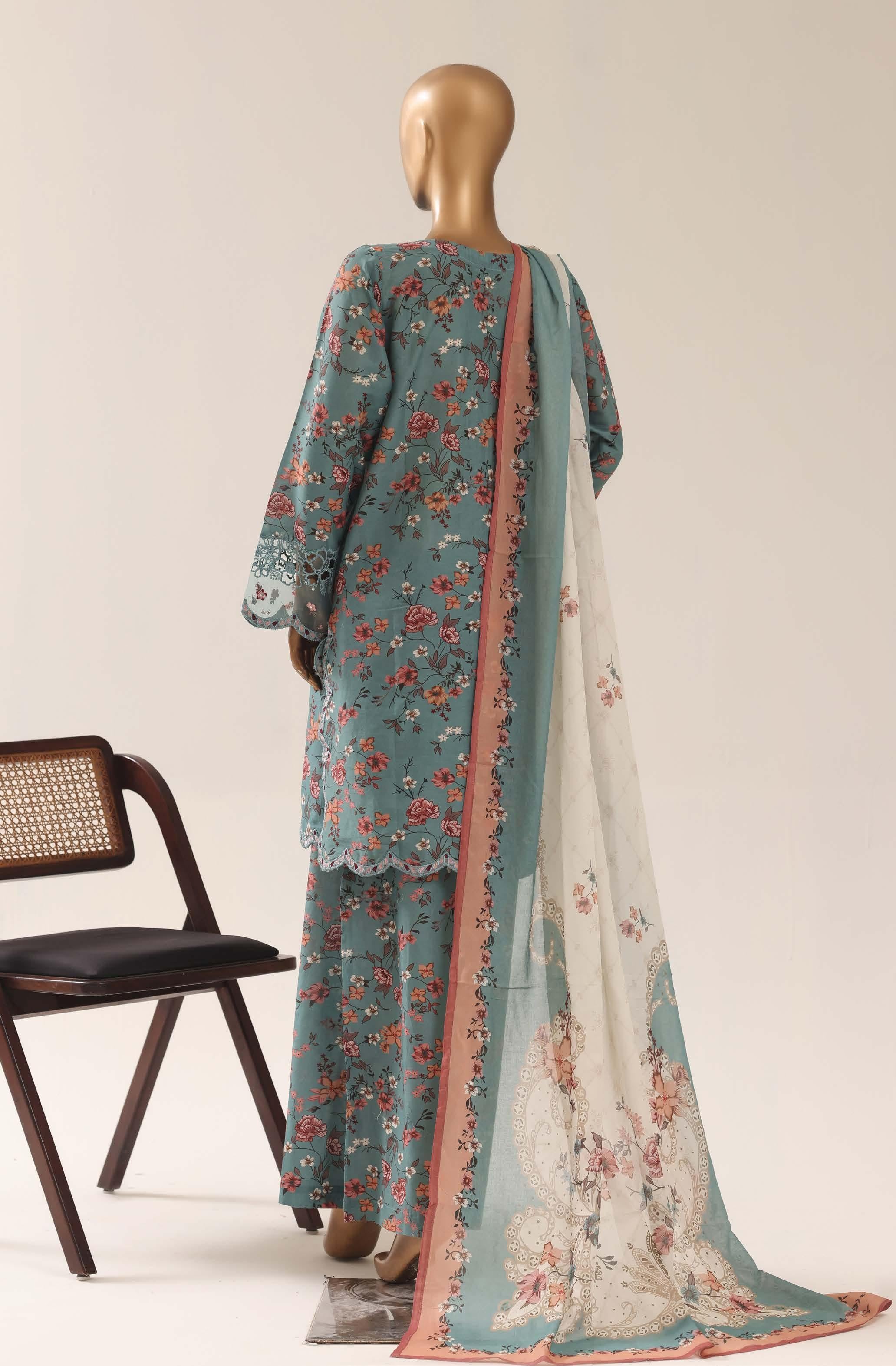 Sadabahar Malika Embroidery Lawn Short Length 3Piece Stitched Vol-08 Collection 2026 D#01