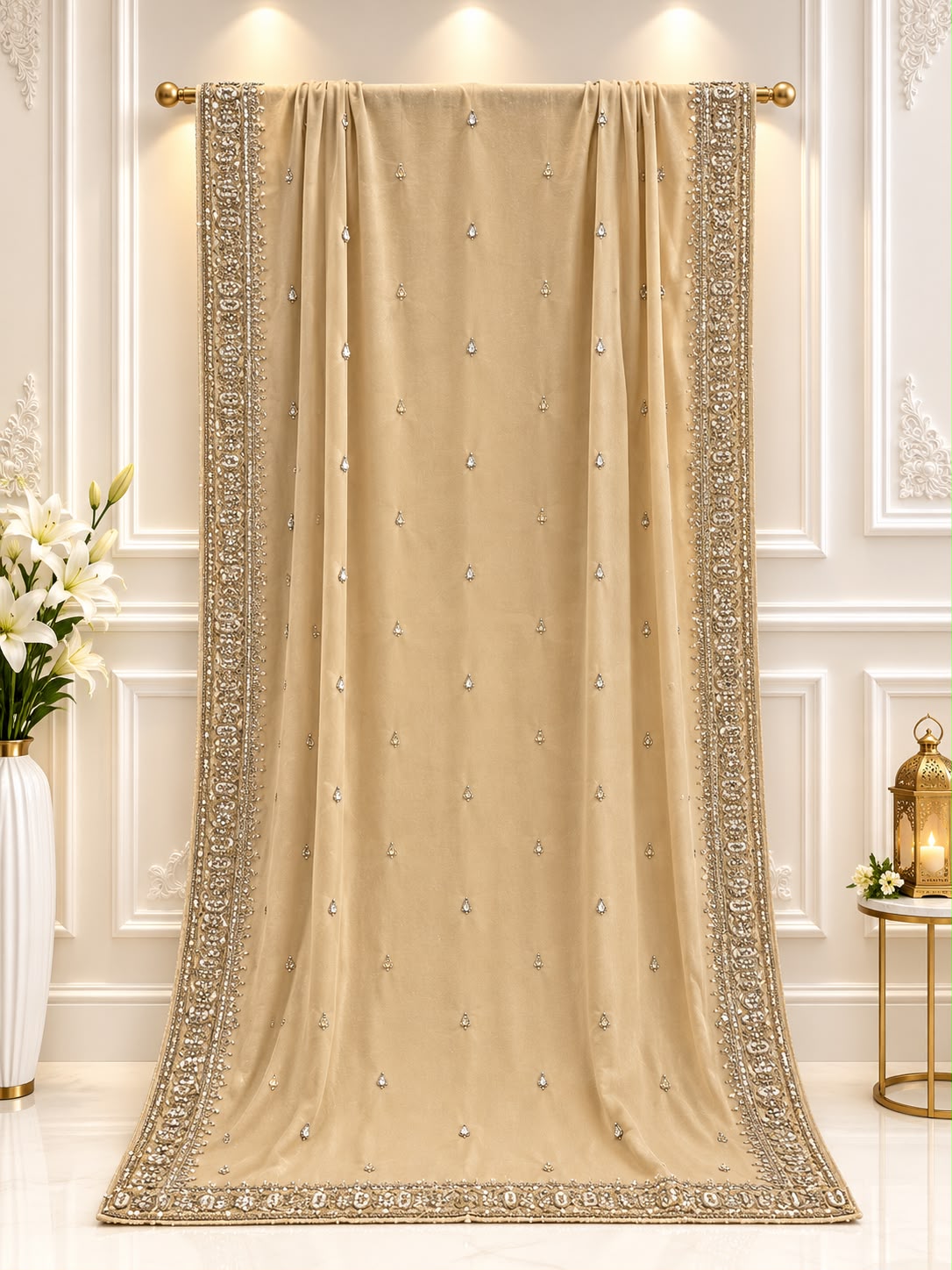 Exclusive Velvet 9000 Micro Shwal Dupatta Collection (Skin Foun)