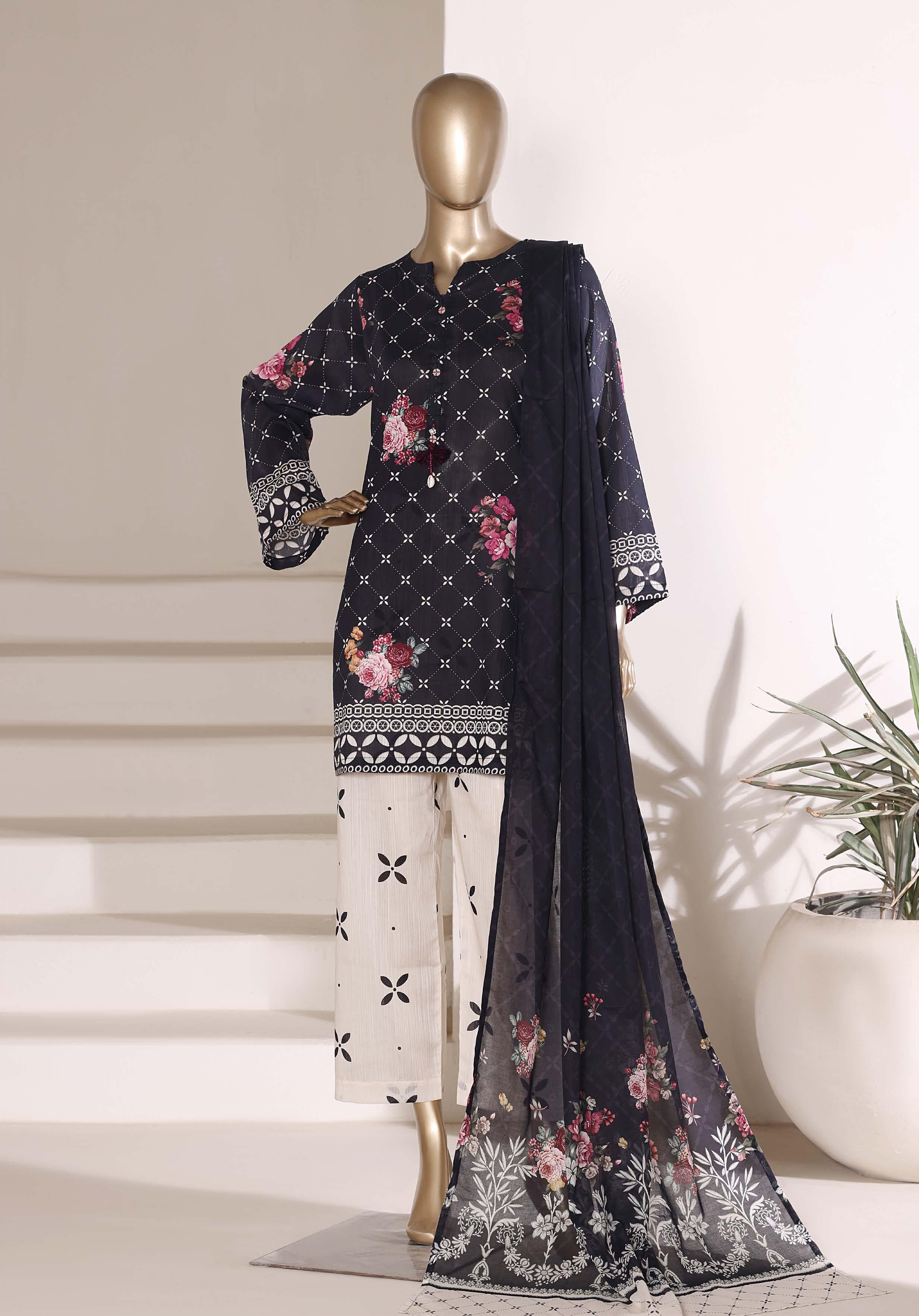 Sadabahar Lawn Printed Short Length Vol-01 3Piece Stitched Collection 2026 D#-05
