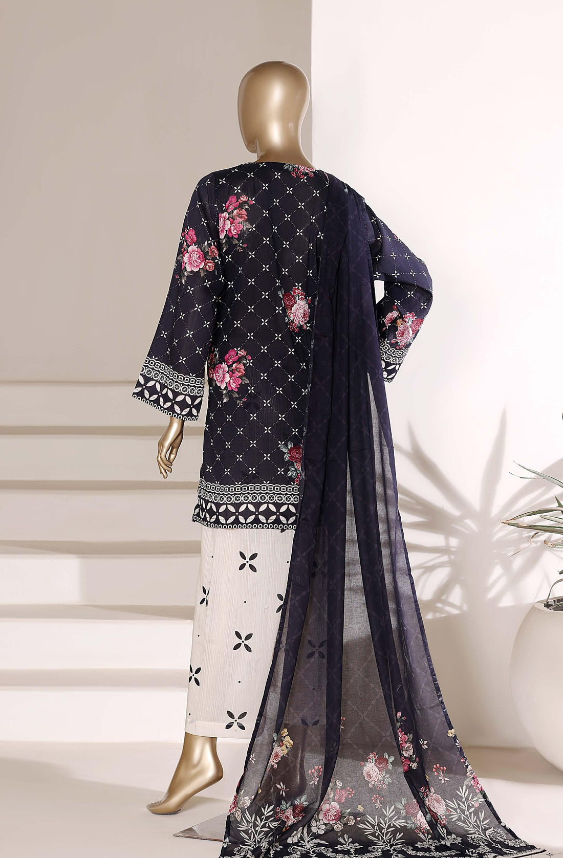 Sadabahar Lawn Printed Short Length Vol-01 3Piece Stitched Collection 2026 D#-05