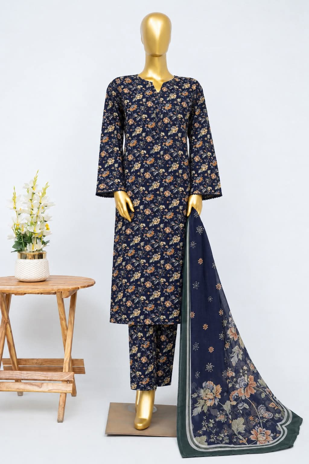 Sadabahar Lawn Printed Vol-15 3Piece Stitched Collection 2026 D#-19