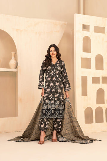 TAWAKKAL MAYESHA EMBROIDERED KHADDAR 3PIECE UNSTITCHED COLLECTION 2025 D-05