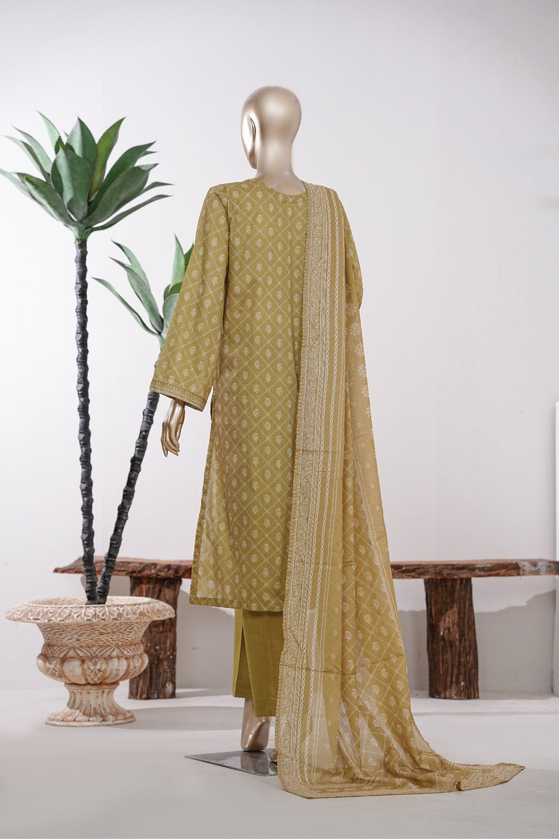 BIN SAEED Luxury Lawn Printed 3pcs Stitched Vol-18 3Piece Stitched COLLECTION 2026 D-#38