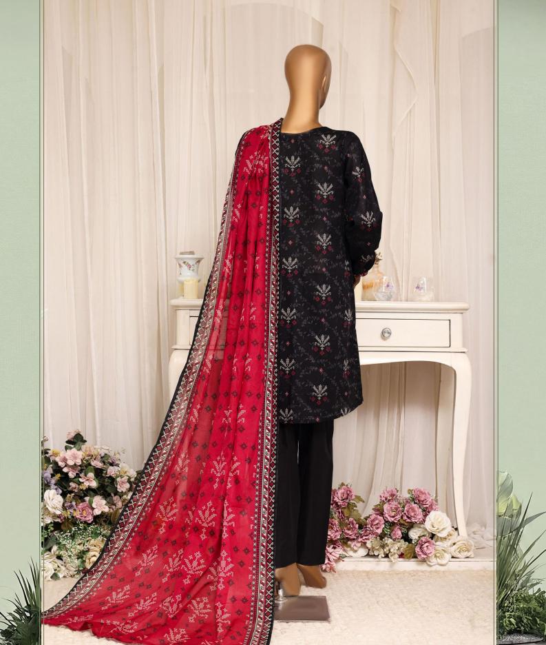 HZ Daily Wear Luxury Lawn Printed Vol-12 3Piece Stitched Collection 2026 D#-07