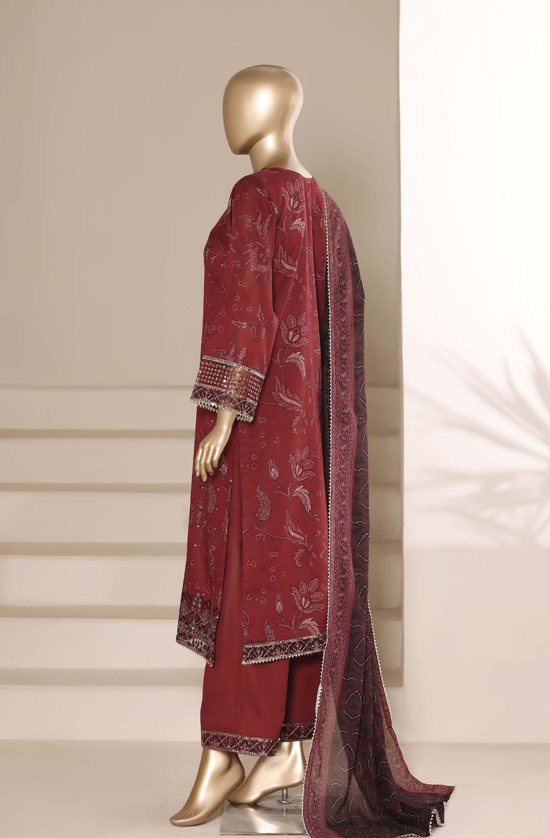 Sadabahar Luxury Regal Lawn With Digital Printed Lawn Dupatta 3Piece Stitched Eid Festive Edition Collection 2026. D#-02