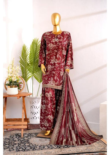 BIN SAEED Luxury Lawn Printed With Farshi Shalwar 3Piece Stitched COLLECTION 2026 D-#30