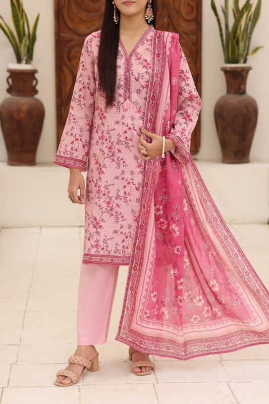 Aizal By Inaya Luxury Lawn Printed Vol-2 3Piece Stitched Collection 2026 AZIN-09