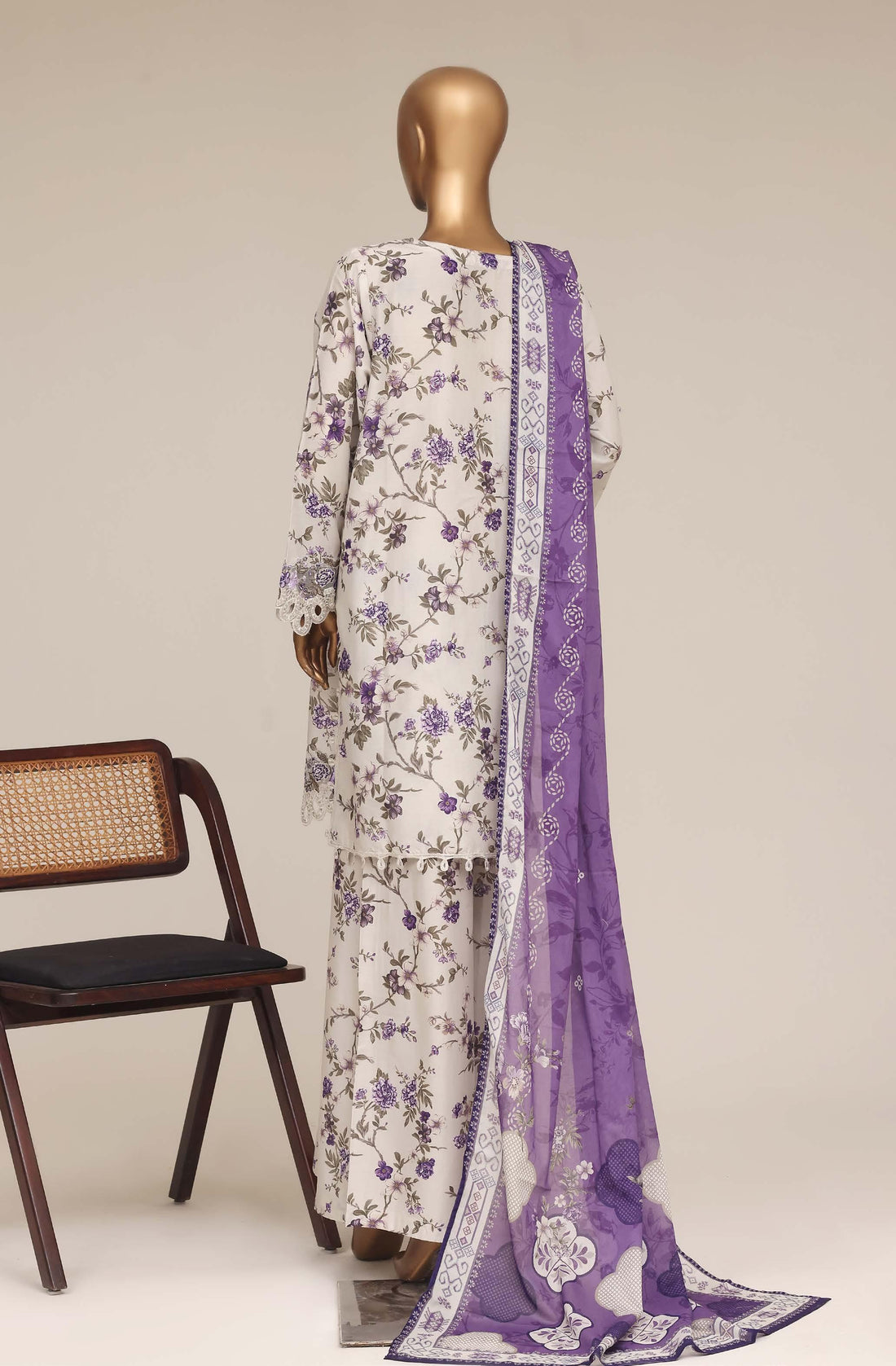 Sadabahar Malika Embroidery Lawn Short Length 3Piece Stitched Vol-10 Collection 2026 D#03