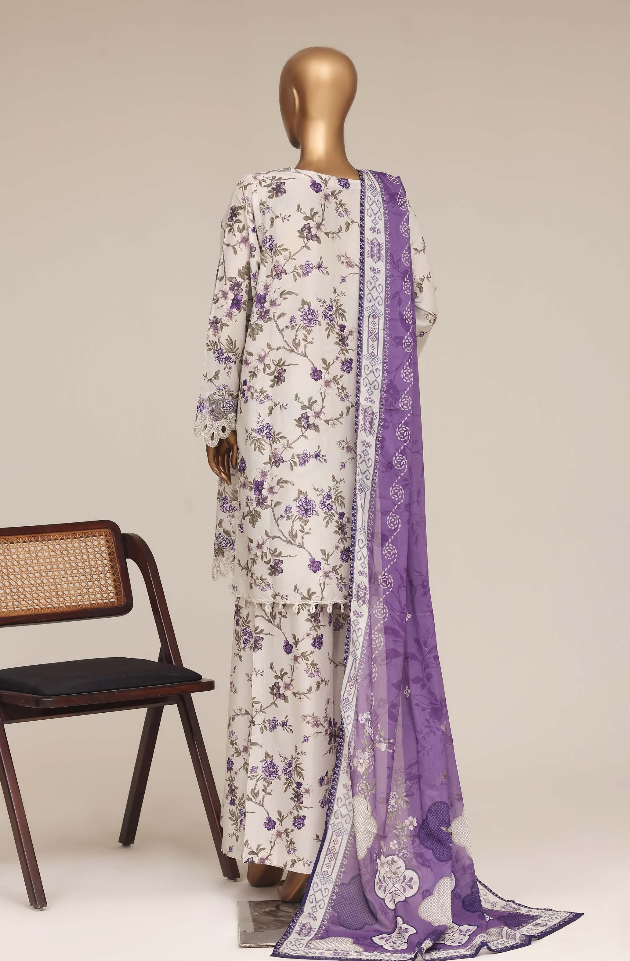Sadabahar Malika Embroidery Lawn Short Length 3Piece Stitched Vol-10 Collection 2026 D#03