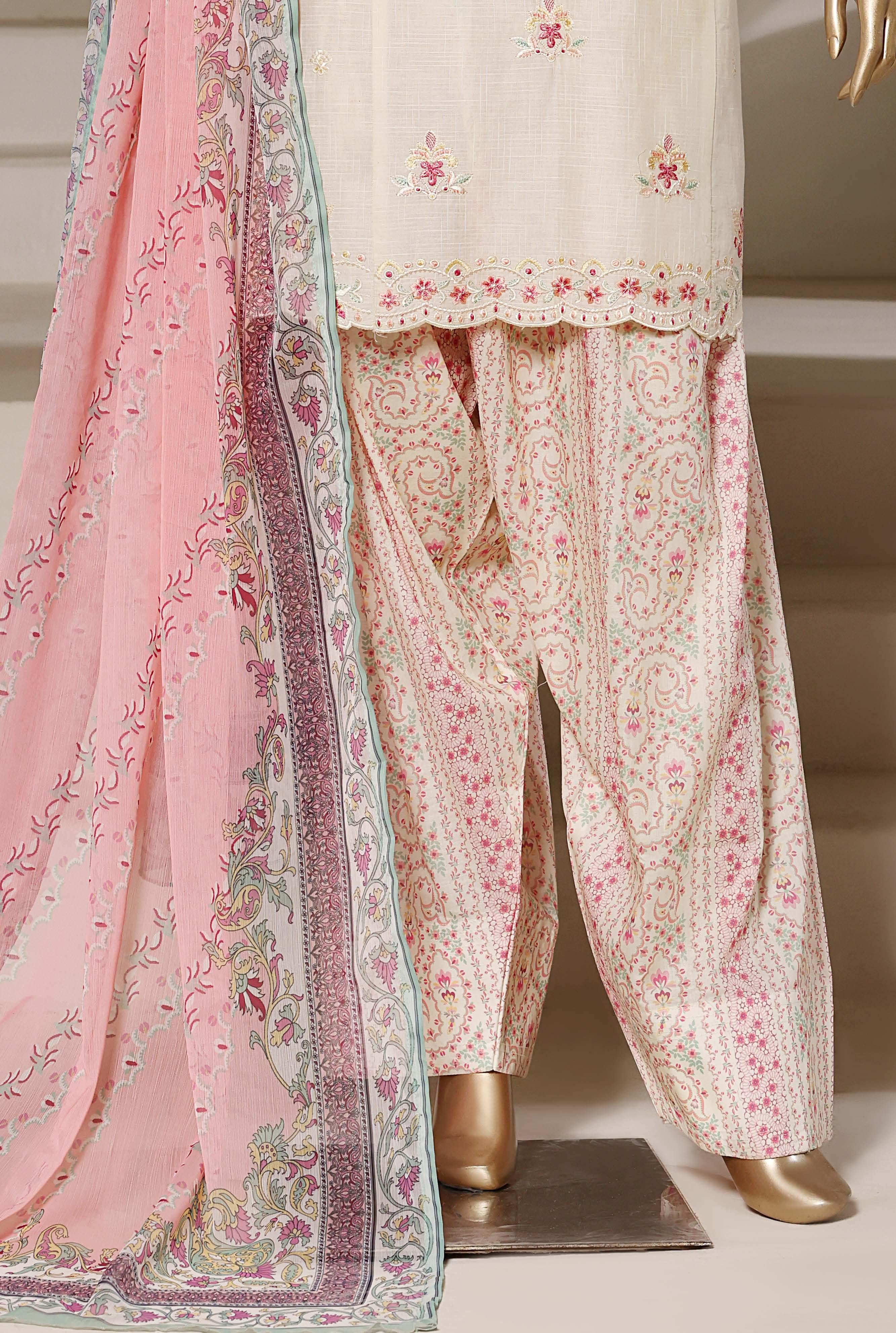 Sadabahar Luxury Eclair Solid  Textured Lawn Embroidery With Digital Printed Chiffon Dupatta With Printed Farshi Shalwar 3Piece Stitched Festive Edition Collection 2026. D#-08