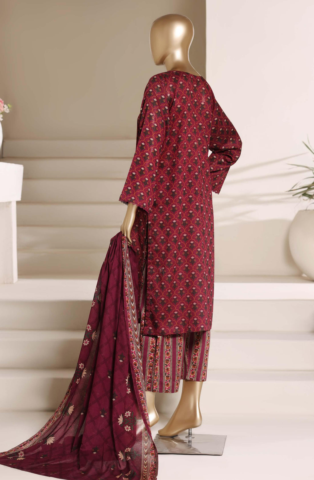 Sadabahar Printed Lawn 3Piece Stitched Vol-06 COLLECTION 2026 D#02