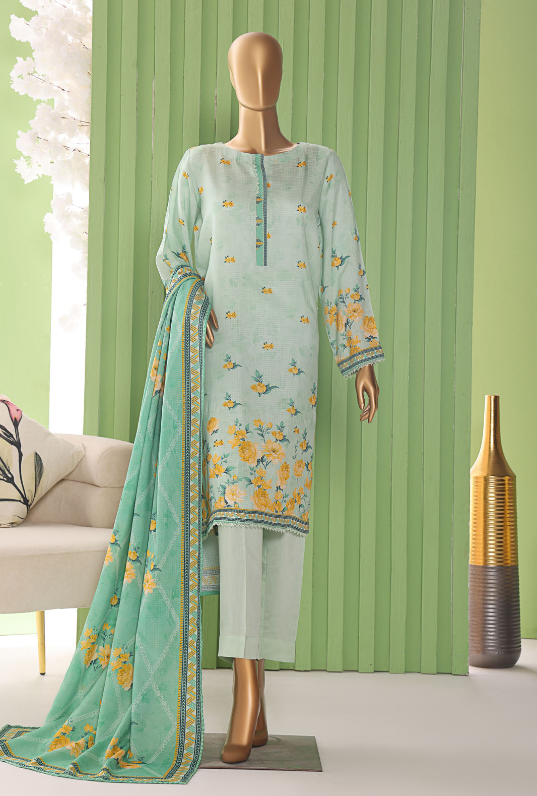 Vogue By HZ Textiles Printed Viscose Suit Unstitched 3 Piece Winter Collection 2025 D-09