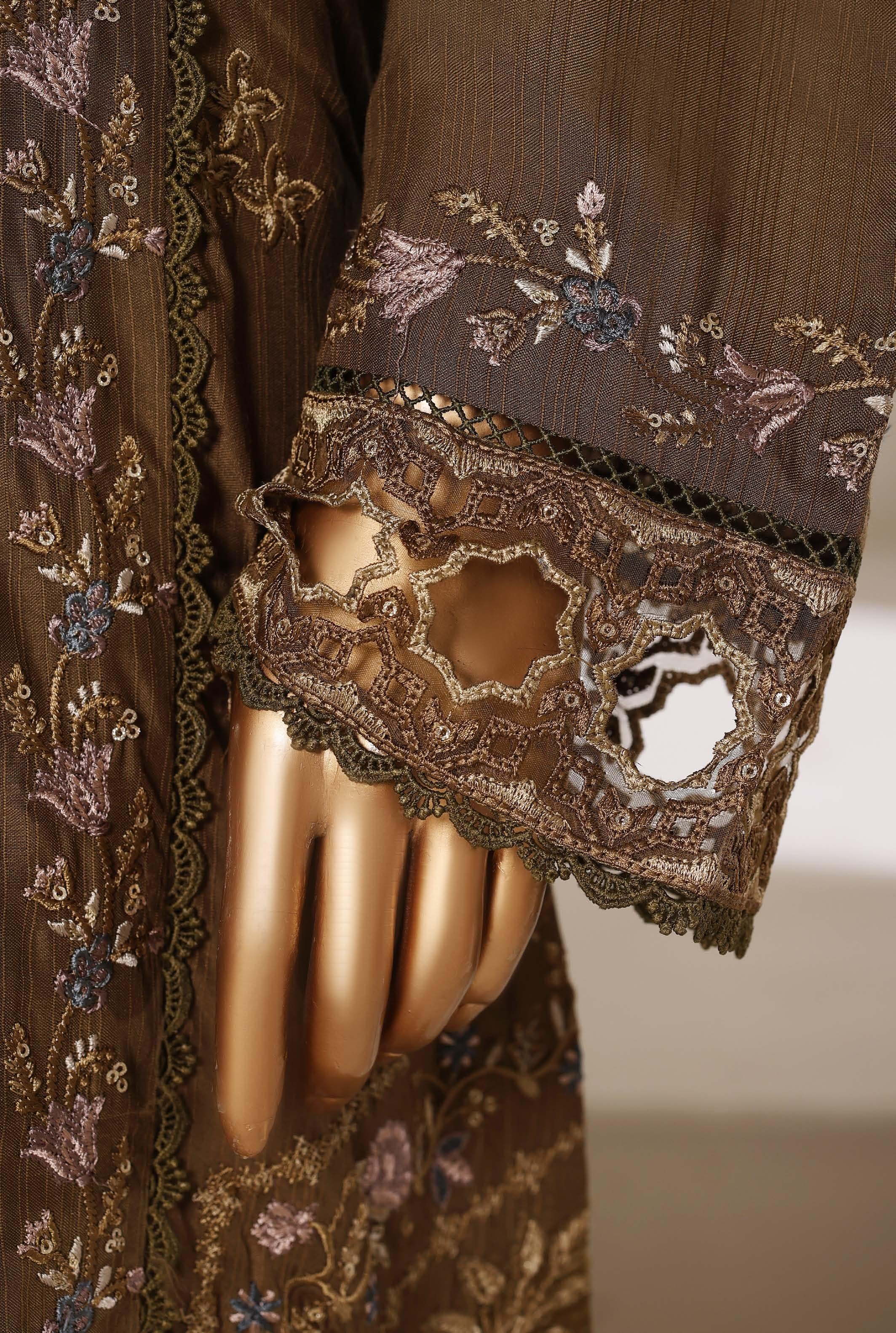 Sadabahar Luxury SlubViscous Lawn Embroidery With Chiffon Embroidery Dupatta Stitched Vol-01 Collection 2026. LEL-01