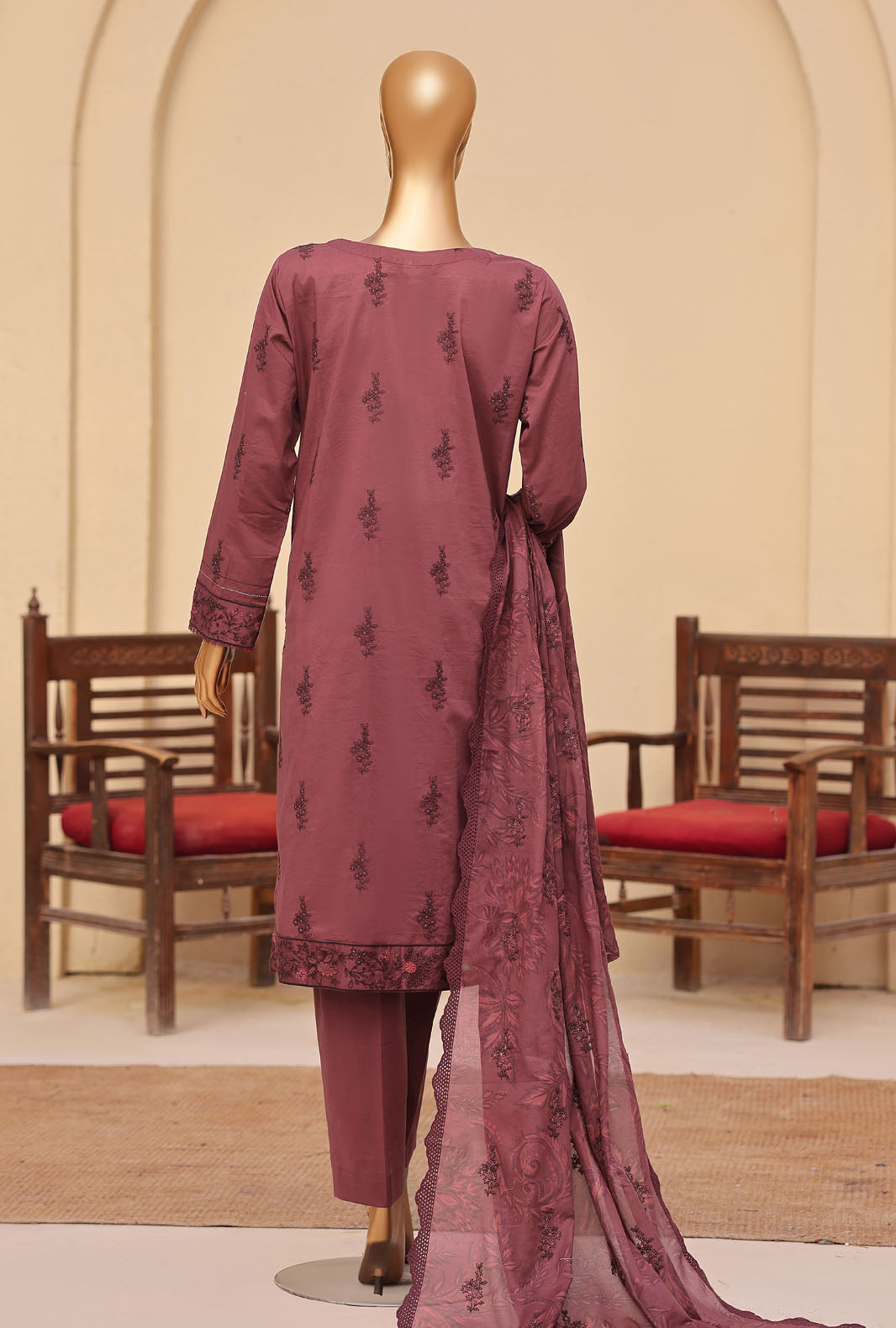 Meeras by HZ Textiles Embroidered Lawn Suit Unstitched 3 Piece Collection 2026 D#-10