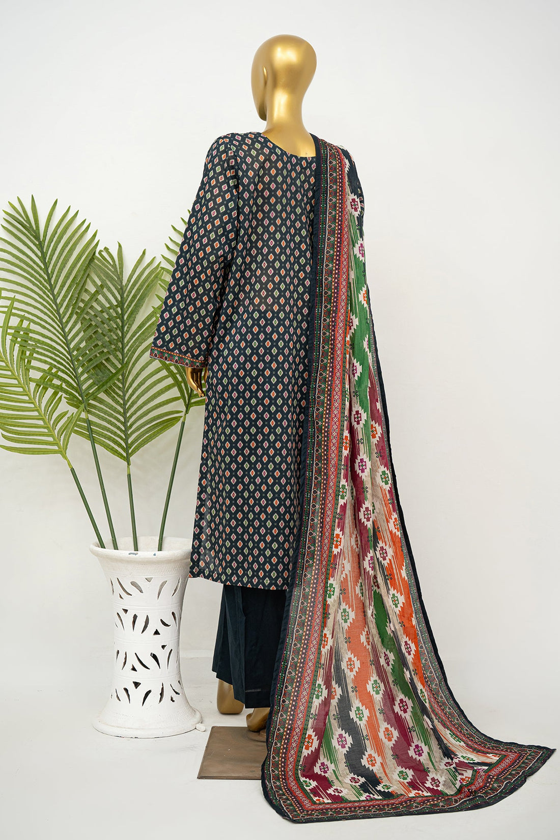 BIN SAEED Luxury Lawn Printed 3pcs Stitched Vol-30 3Piece Stitched COLLECTION 2026 D#-123