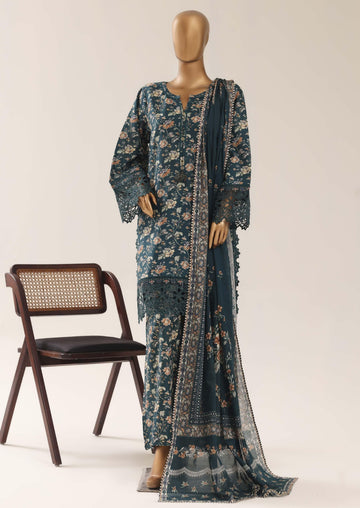 Sadabahar Malika Embroidery Lawn Short Length 3Piece Stitched Vol-08 Collection 2026 D#03