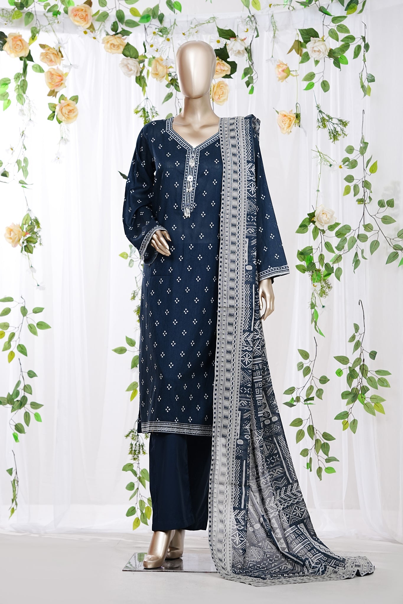 BIN SAEED Luxury Lawn Printed 3pcs Stitched Vol-18 3Piece Stitched COLLECTION 2026 D-#59