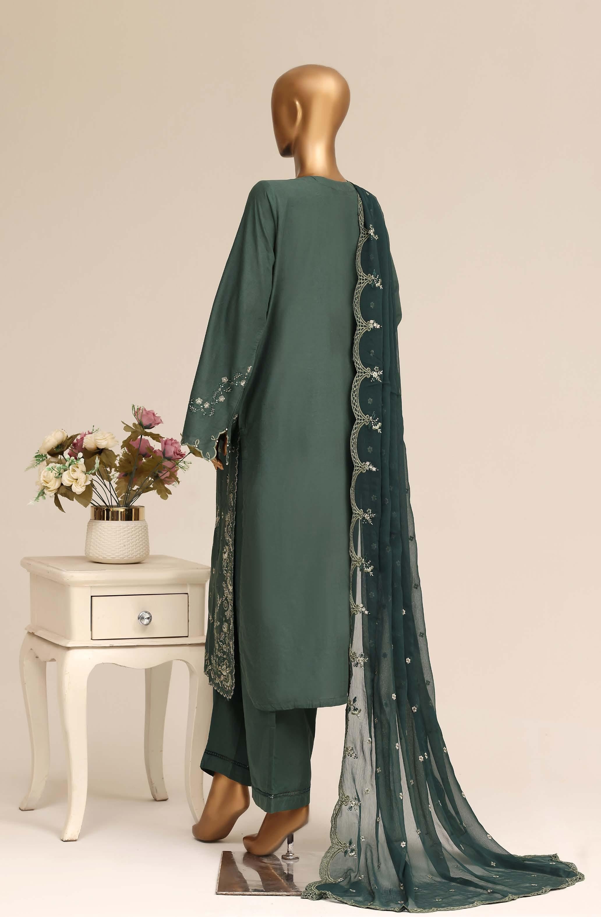 Sadabahar Luxury Slub Lawn Embroidery Stitched Vol-15 Collection 2026. LEL-05