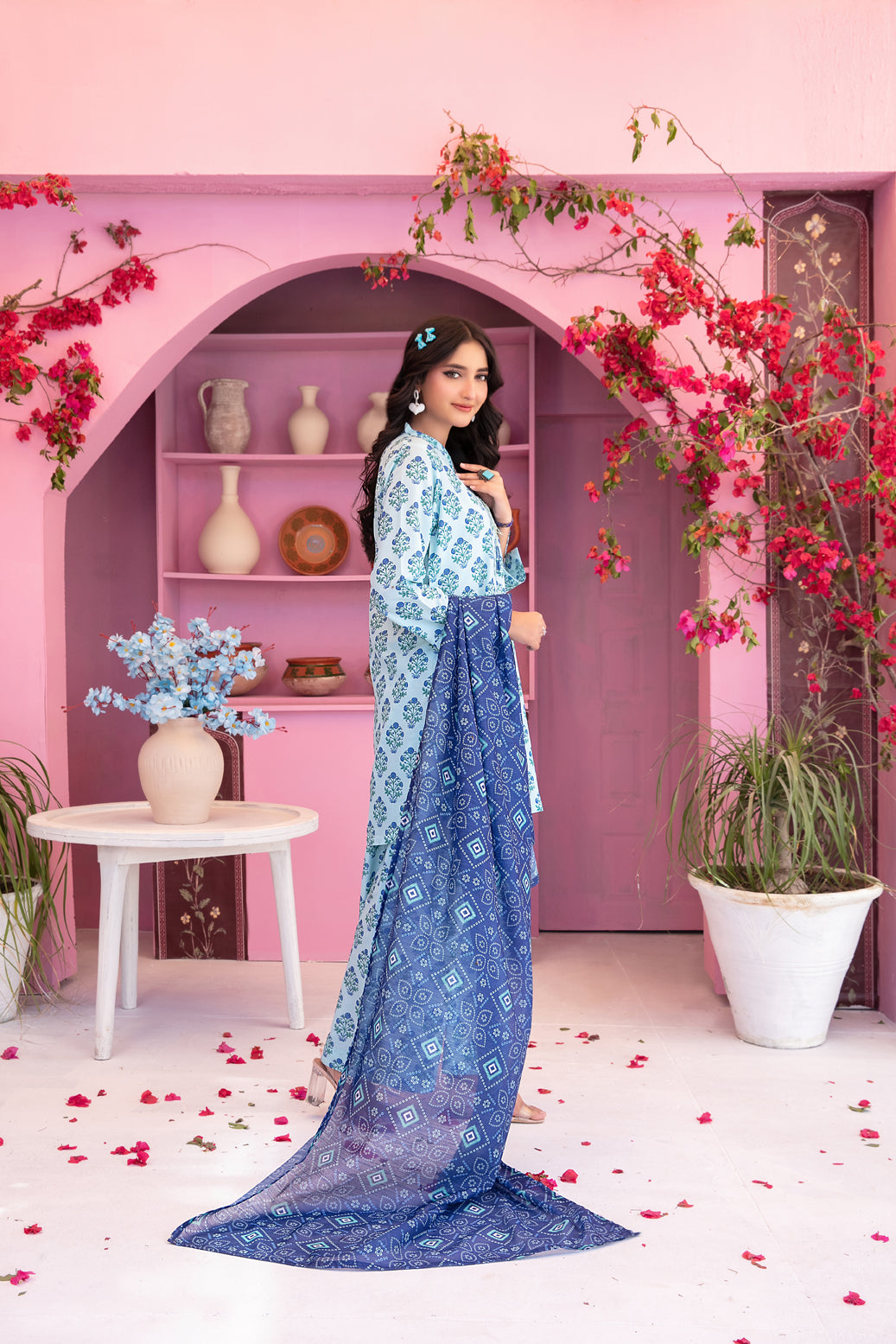 CORA VOL-02 BY TAWAKKAL LUXURY PRINTED LAWN 3PIECE STITCHED COLLECTION 2026 D#-02