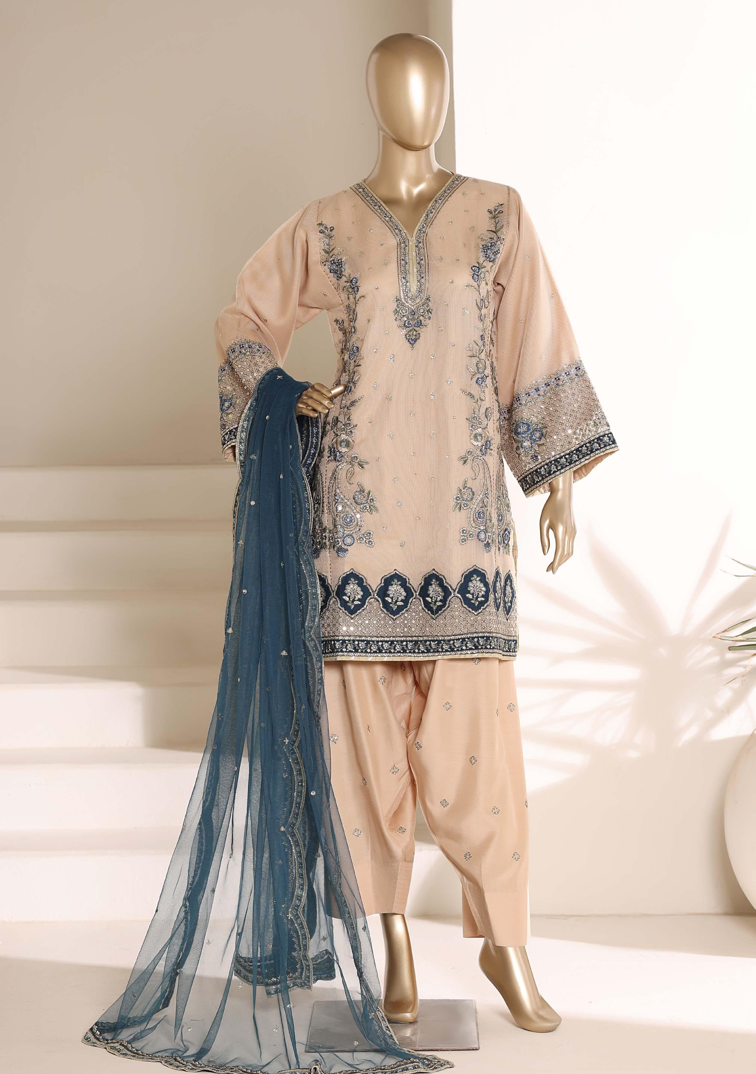 SADABAHAR LUXURY FORMAL FESTIVE °MAHPARA° ORGANZA EMBROIDERED 3PIECE STITCHED Vol-03 COLLECTION 2026 D#-01