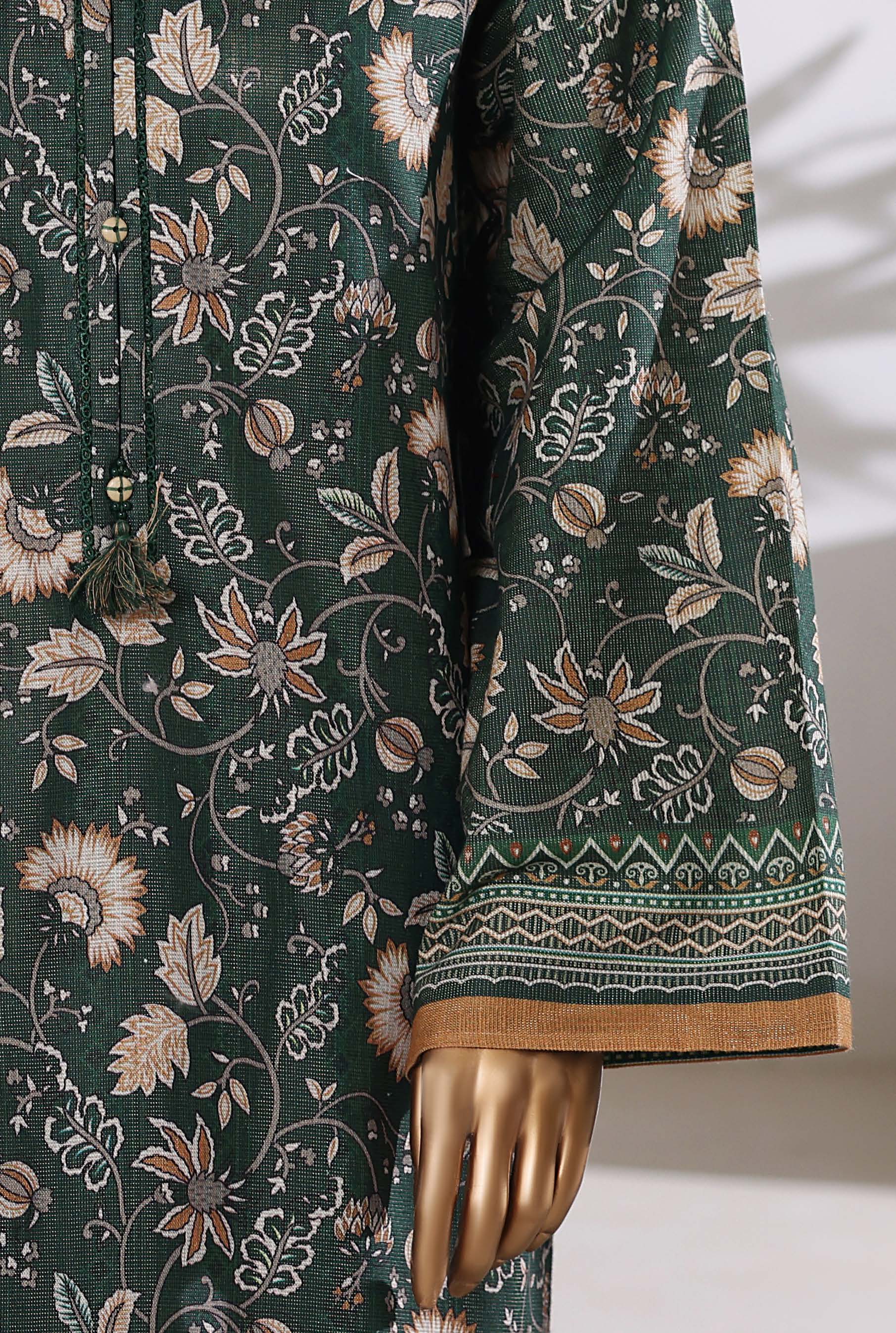 Sadabahar Shimmer Printed Khadder 3PCS Stitched Vol—1 Collection 2025 D-08