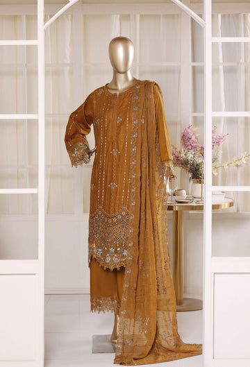 Bin Saeed Luxury Laserkari Heavy Embroidery Festive Vol-02 3Piece Stitched Collection 2026 D#-25