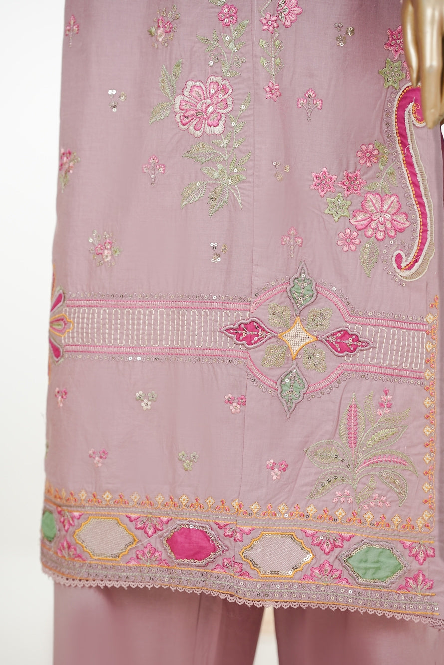 Bin Saeed Luxury Laserkari Heavy Embroidery Festive 3Piece Stitched Collection 2026 D#-01