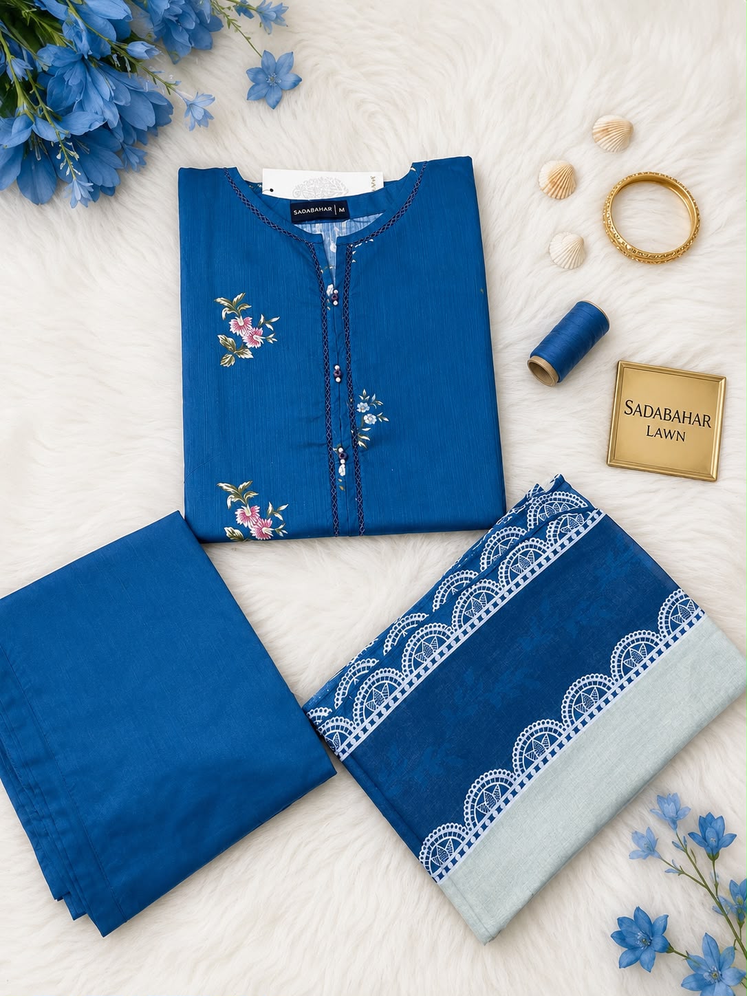 Sadabahar Lawn Printed Vol-14 3Piece Stitched Collection 2026 D#-02