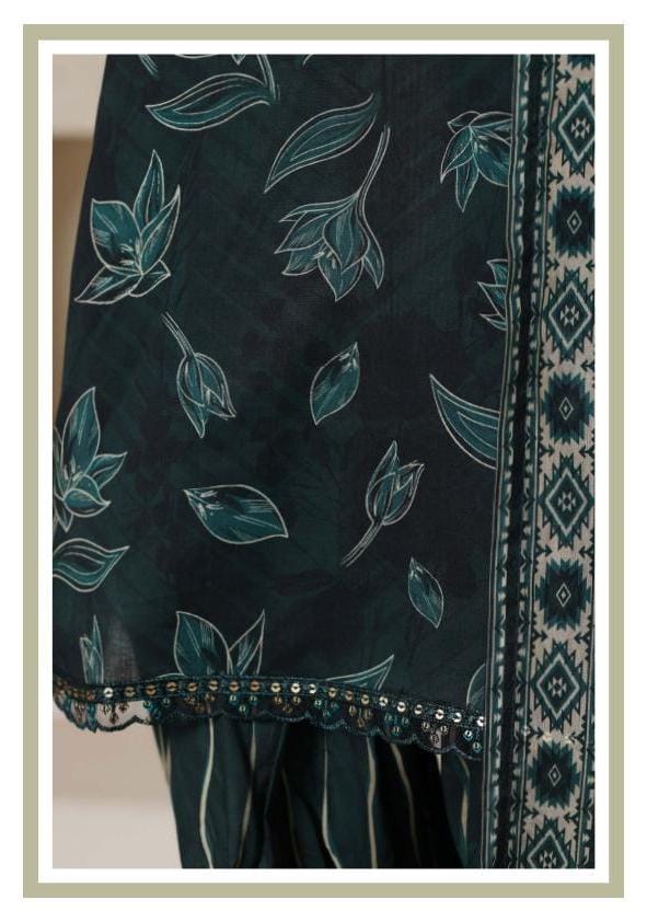 Sadabahar Malika Embroidery Lawn Short Length With Shalwar With Lawn Printed Dupatta  3Piece Stitched Vol-01 Collection 2026 D#05