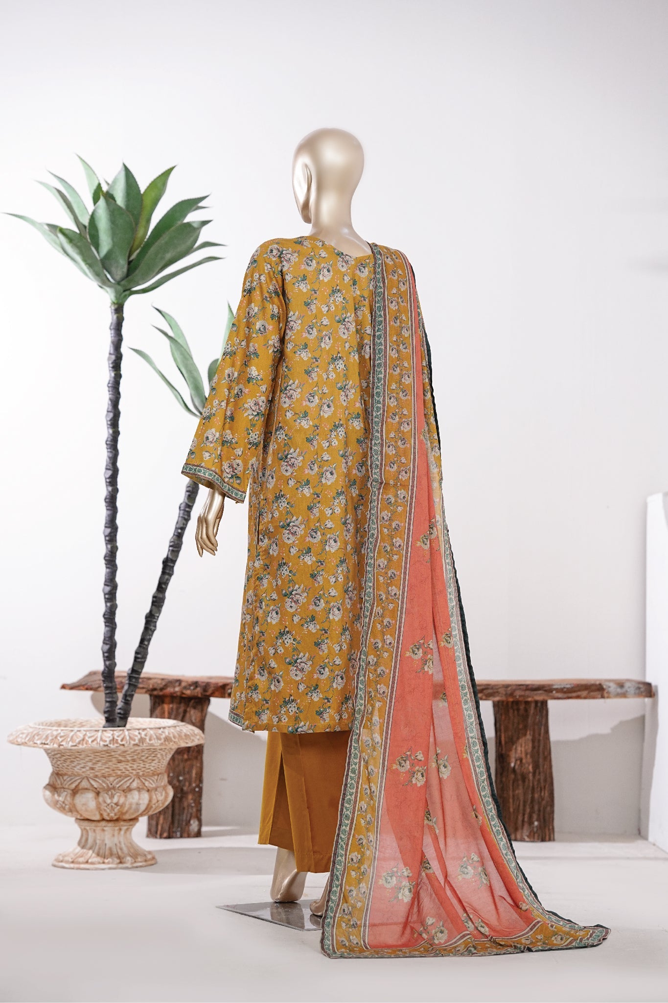 BIN SAEED Luxury Lawn Printed 3pcs Stitched Vol-18 3Piece Stitched COLLECTION 2026 D-#28