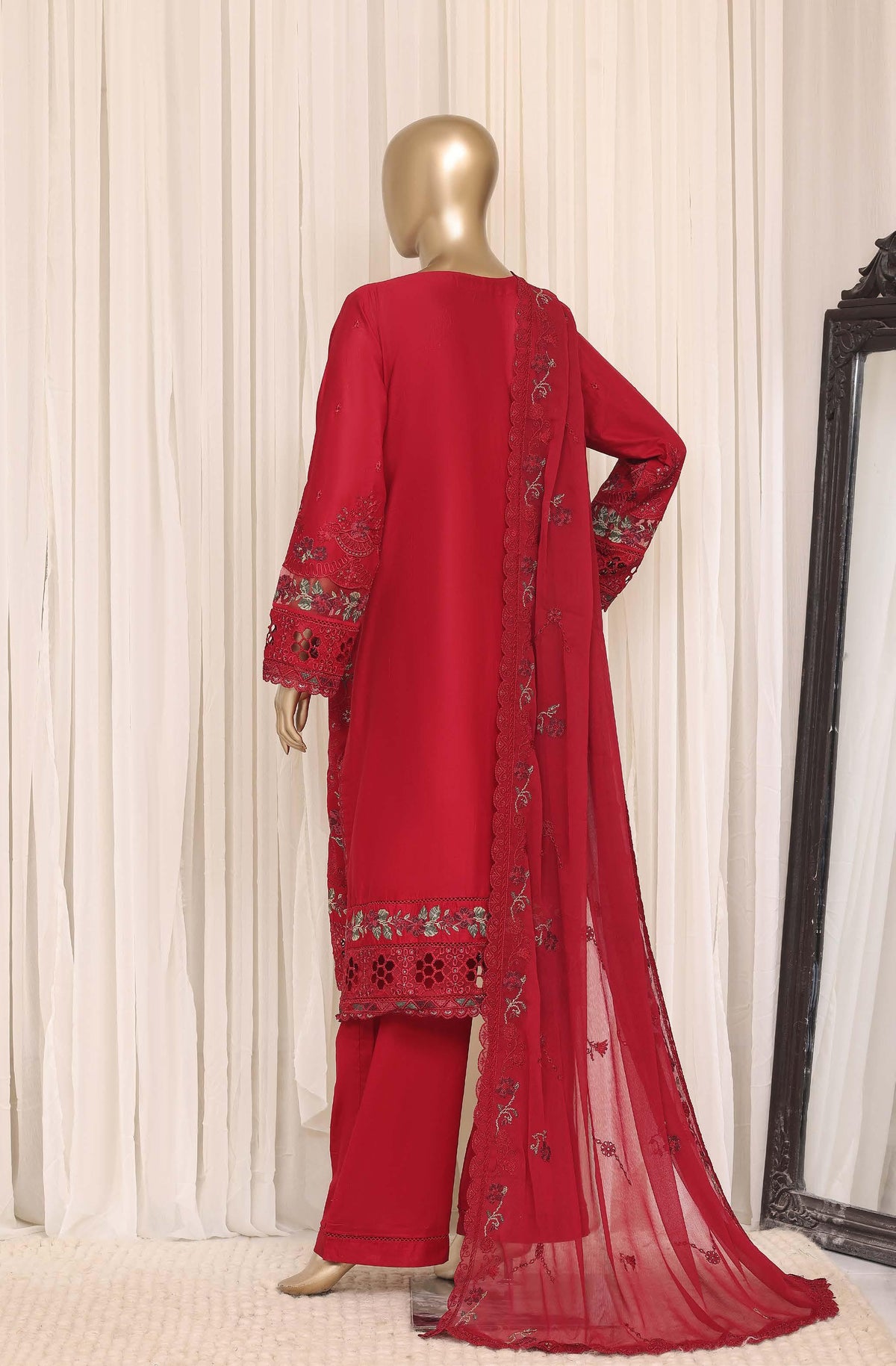 Sadabahar Luxury Slub Lawn Embroidery Stitched Vol-08 Collection 2026. LEL-1010