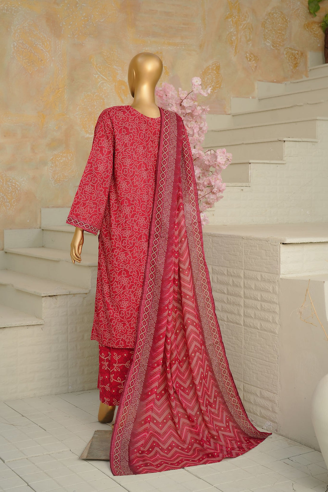 BIN SAEED Luxury Lawn Printed 3pcs Stitched Vol-18 3Piece Stitched COLLECTION 2026 D-#53