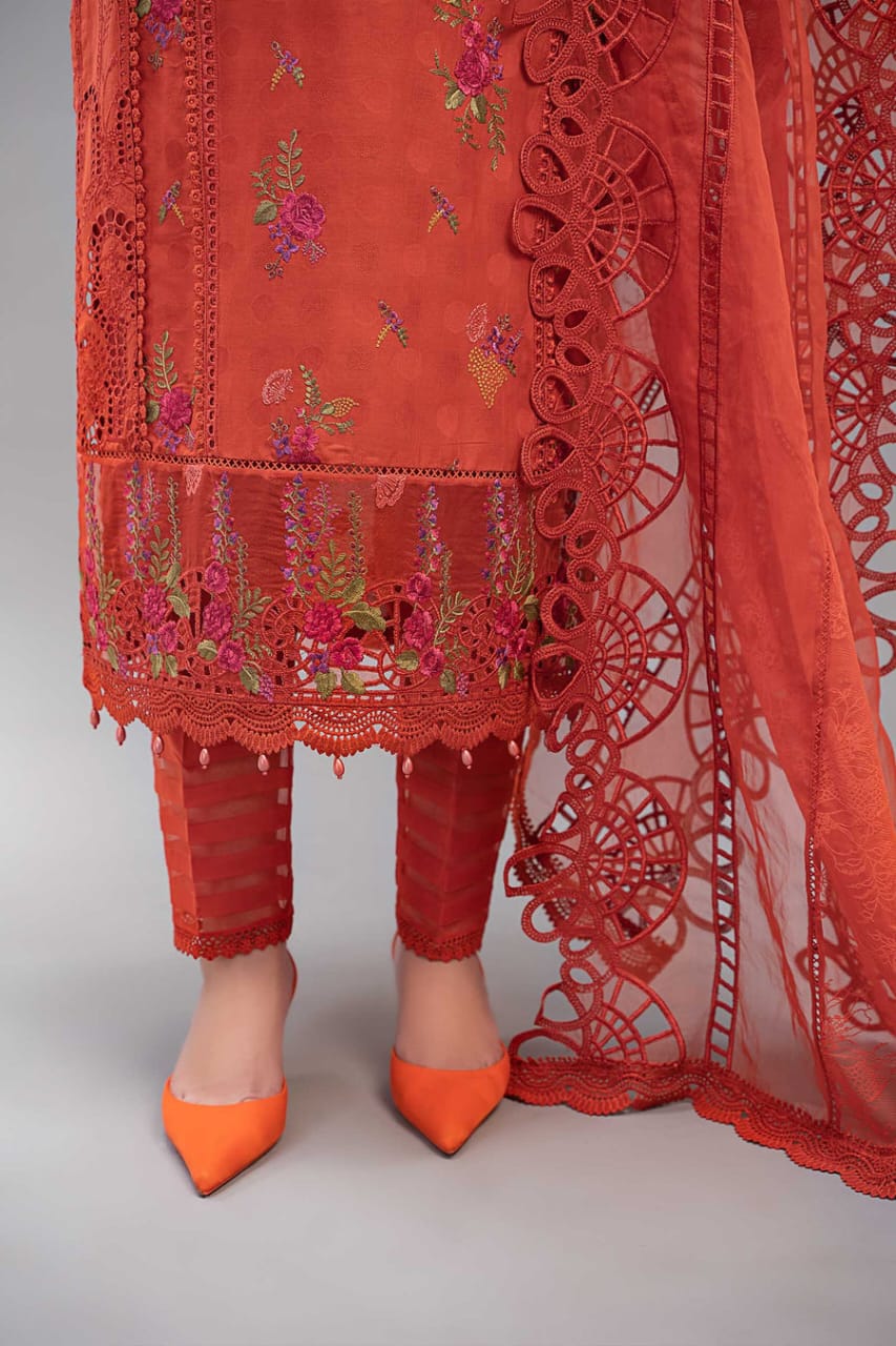 Maria B Luxury 3Piece Rtw Lawn Collection Collection 2025 MBLE-3209