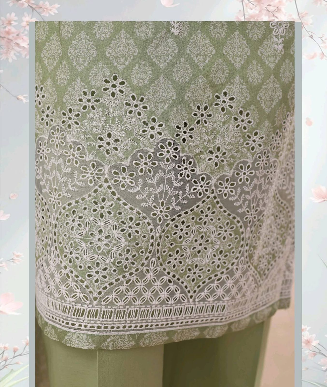 HZ Textiles Luxury Printkari Embroidered Lawn Suit Stitched 3 Piece 2026 D#-05