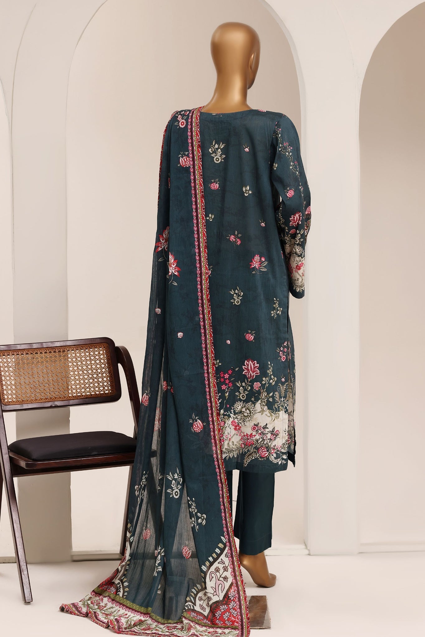 Sadabahar Lawn Printed Vol-13 3Piece Stitched Collection 2026 D#-03