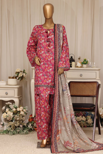 BIN SAEED Luxury Lawn Printed With Farshi Shalwar 3Piece Stitched COLLECTION 2026 D-#09