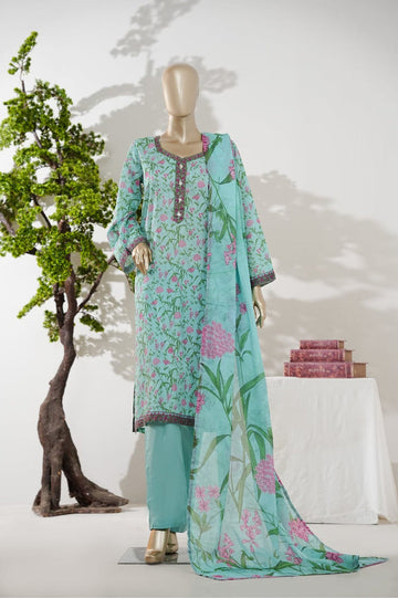 BIN SAEED Luxury Lawn Printed 3pcs Stitched Vol-18 3Piece Stitched COLLECTION 2026 D-#50
