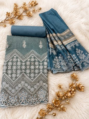 BIN SAEED Luxury Lawn  Embroidery 3Piece Unstitched COLLECTION 2026 D#11