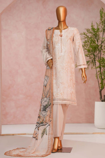 Enchant By HZ Stitched 3 Piece Linnokara Prints Collection'2025-PLK-518