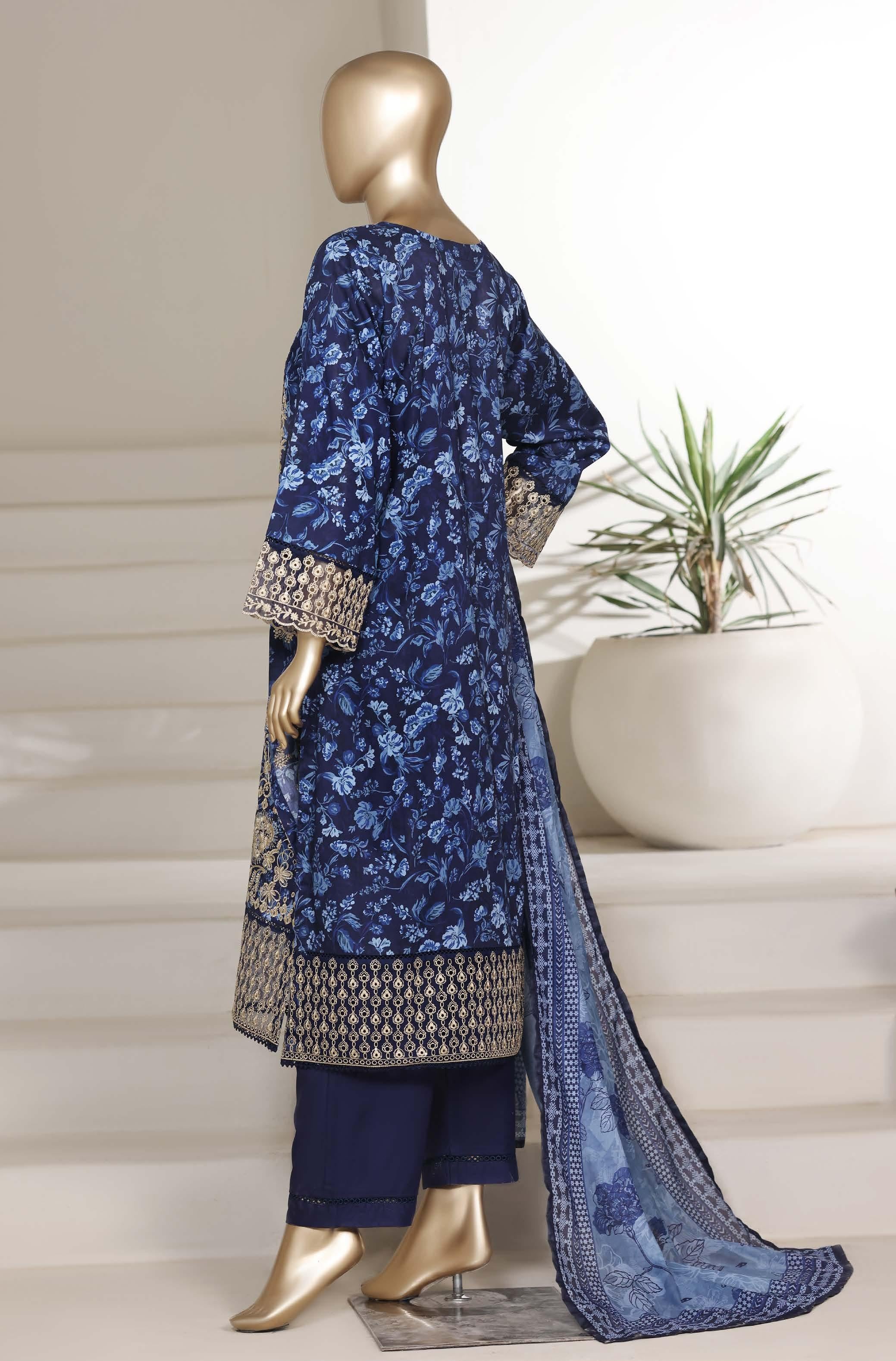 Sadabahar Luxury Signature  Lawn Embroidery 3Piece Stitched Vol-03 COLLECTION 2026. D-03