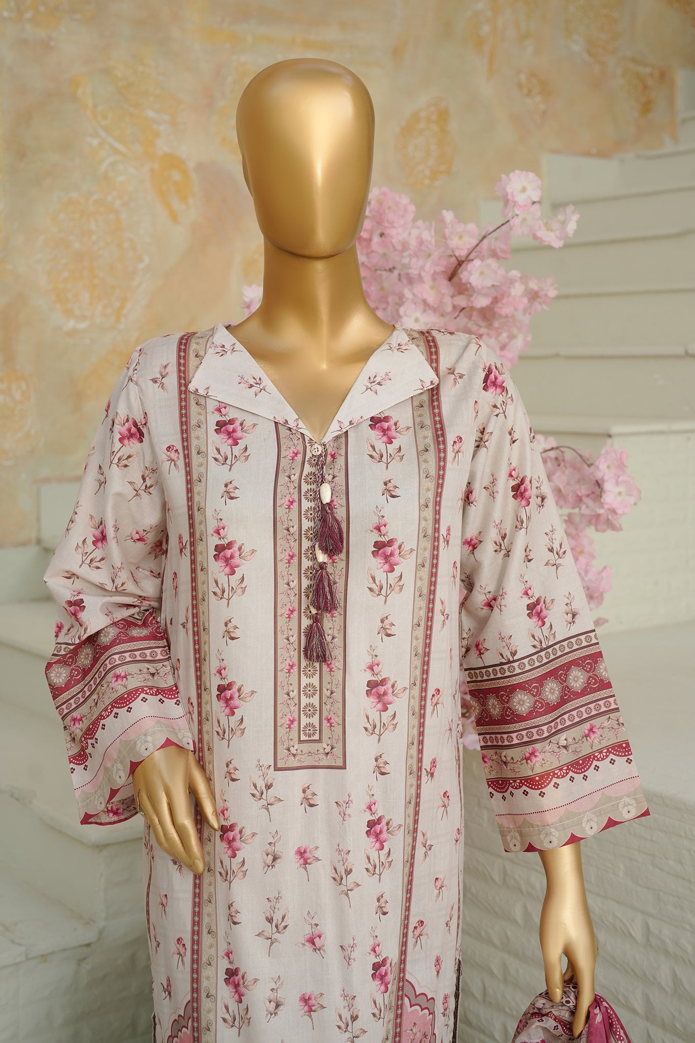 BIN SAEED Luxury Lawn Printed 3pcs Stitched Vol-18 3Piece Stitched COLLECTION 2026 D-#58