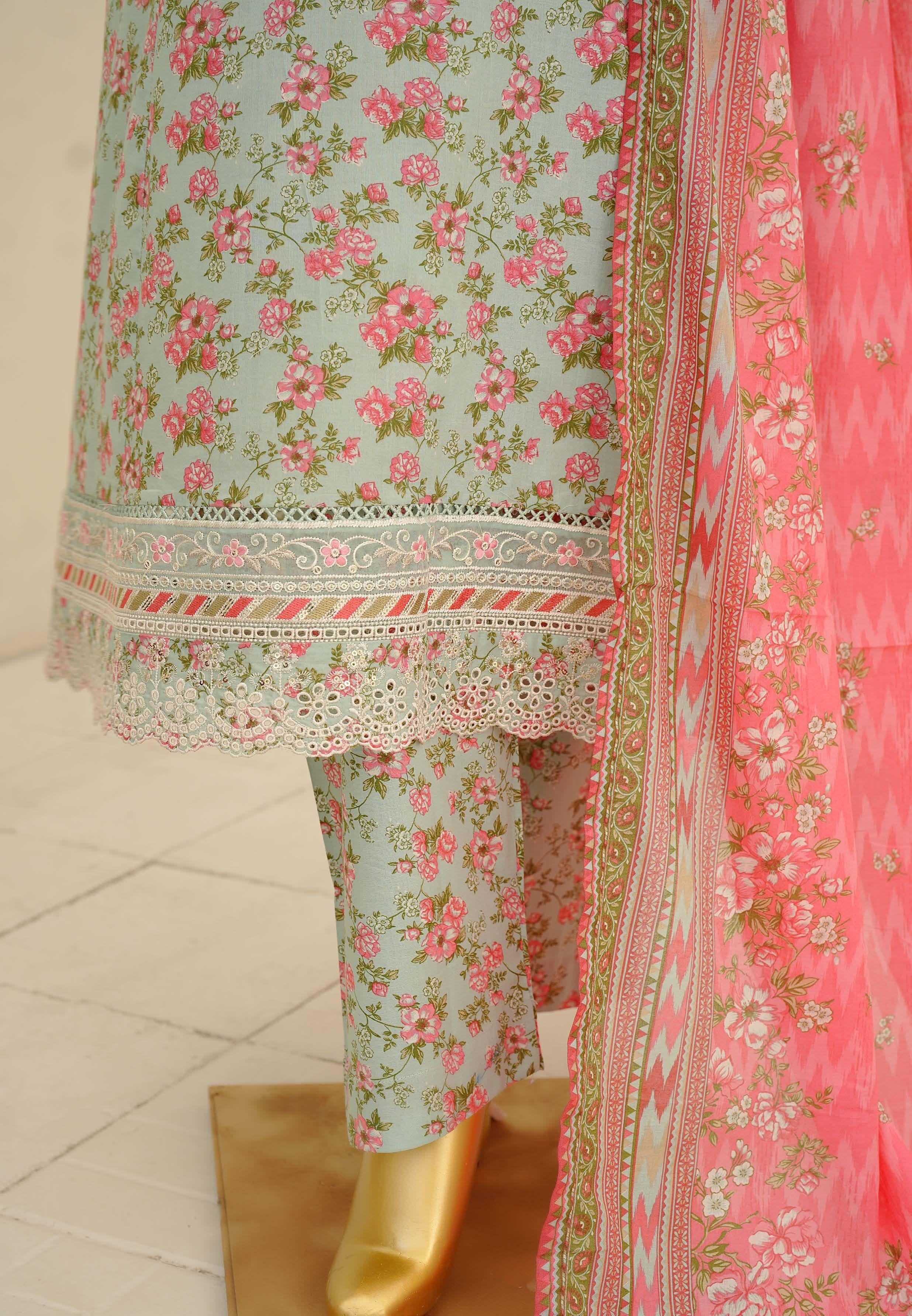 Bin Saeed Luxury Peplum Frock Style Embroidery 3Piece Stitched Vol-01 COLLECTION 2026. D#06