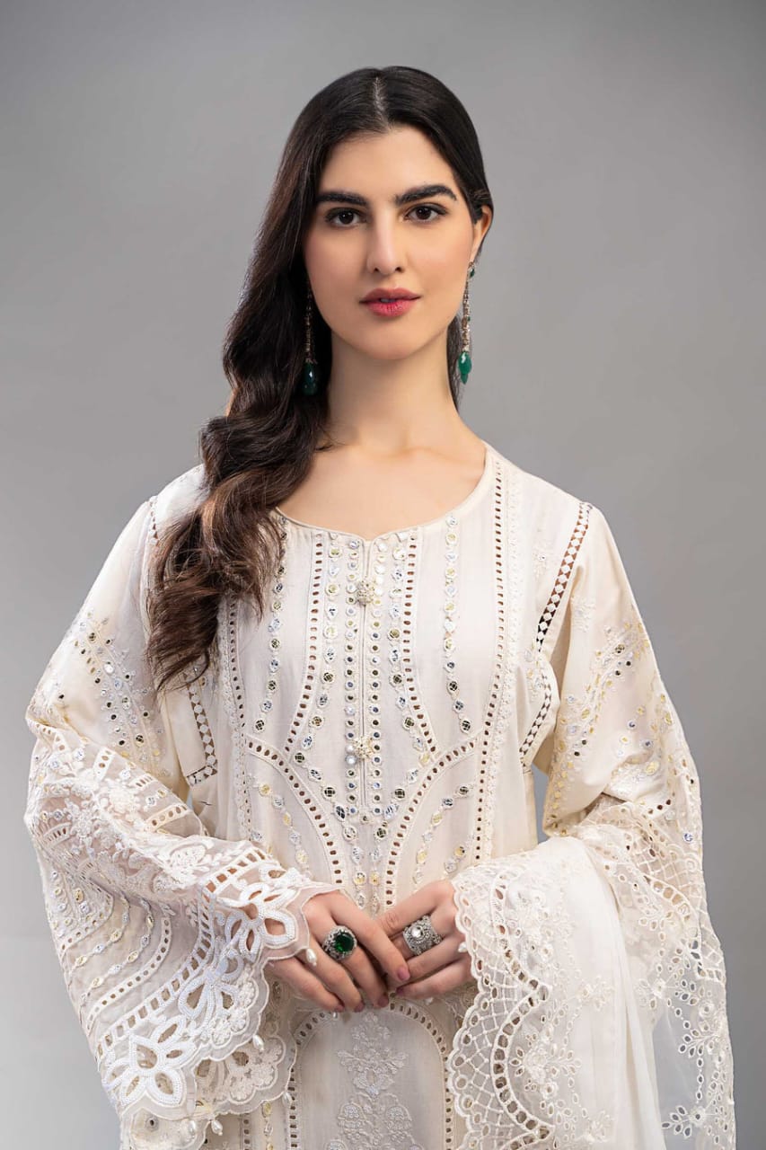 Maria B Luxury 3Piece Rtw Lawn Collection Collection 2025 MBLE-3210