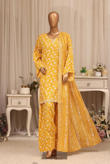 BIN SAEED Luxury Lawn Printed With Farshi Shalwar 3Piece Stitched COLLECTION 2026 D-#20