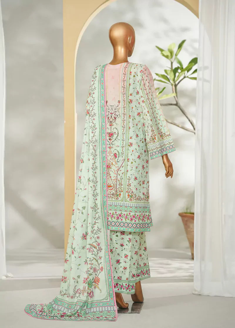 BIN SAEED Luxury Lawn Printed 3pcs Stitched Vol-18 3Piece Stitched COLLECTION 2026 D-02