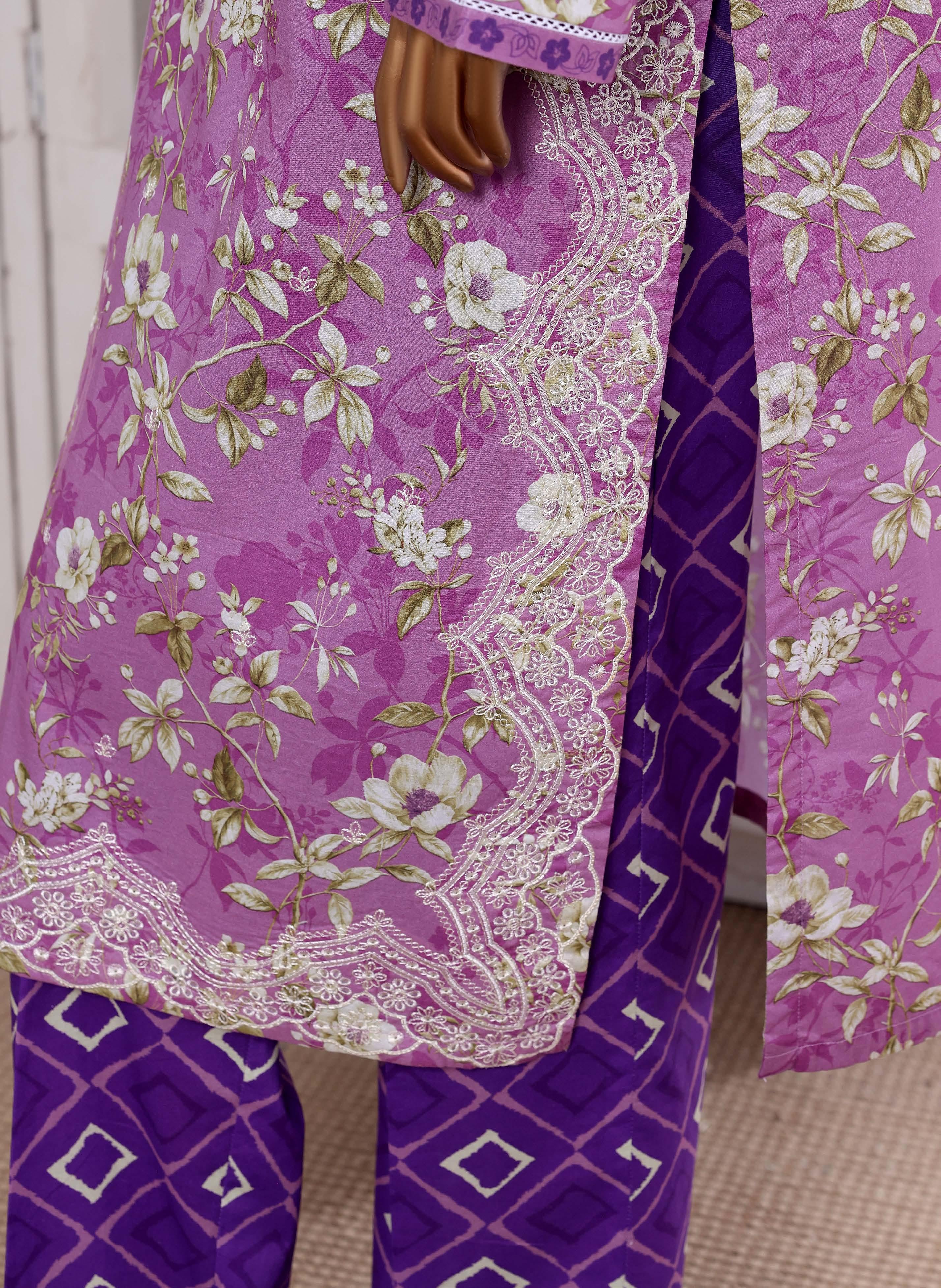 HZ °GULDOZI° Luxury Lawn Embroidery 3Piece Stitched Collection 2026 D#08