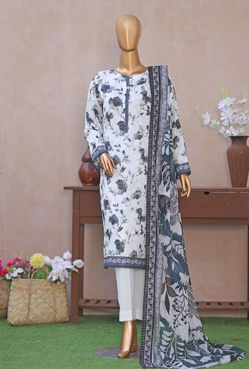 Dhagakari by HZ Textiles Embroidered Lawn Suit Unstitched 3 Piece 2026 DEC - 06