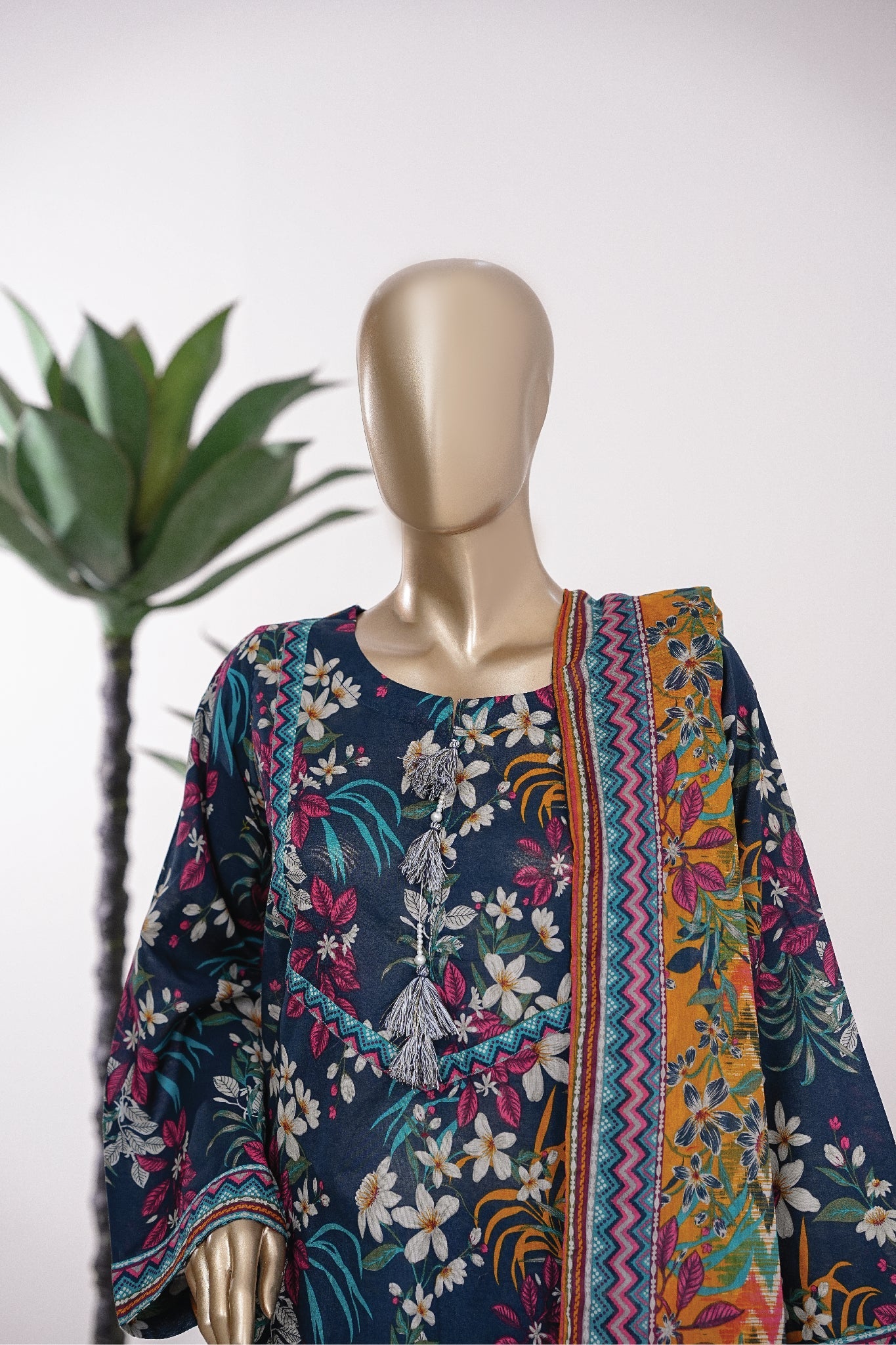 BIN SAEED Luxury Lawn Printed 3pcs Stitched Vol-18 3Piece Stitched COLLECTION 2026 D-#35