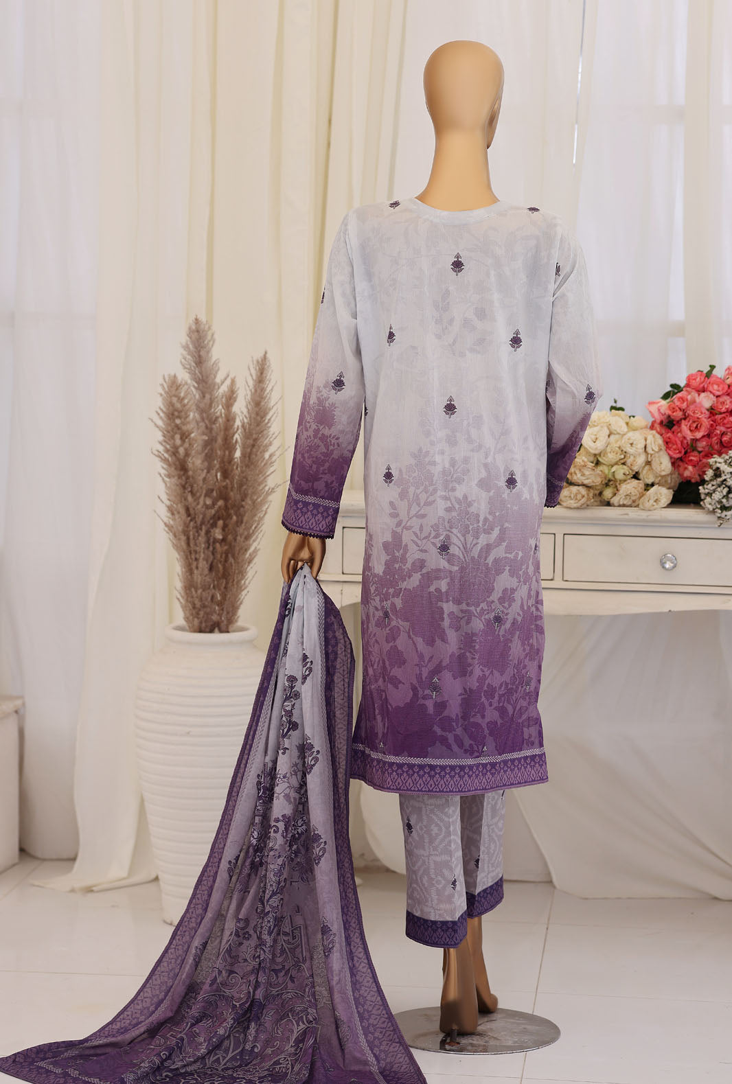 Virsa by HZ Textiles Embroidered Lawn Unstitched 3Piece Collection 2026 D#-06
