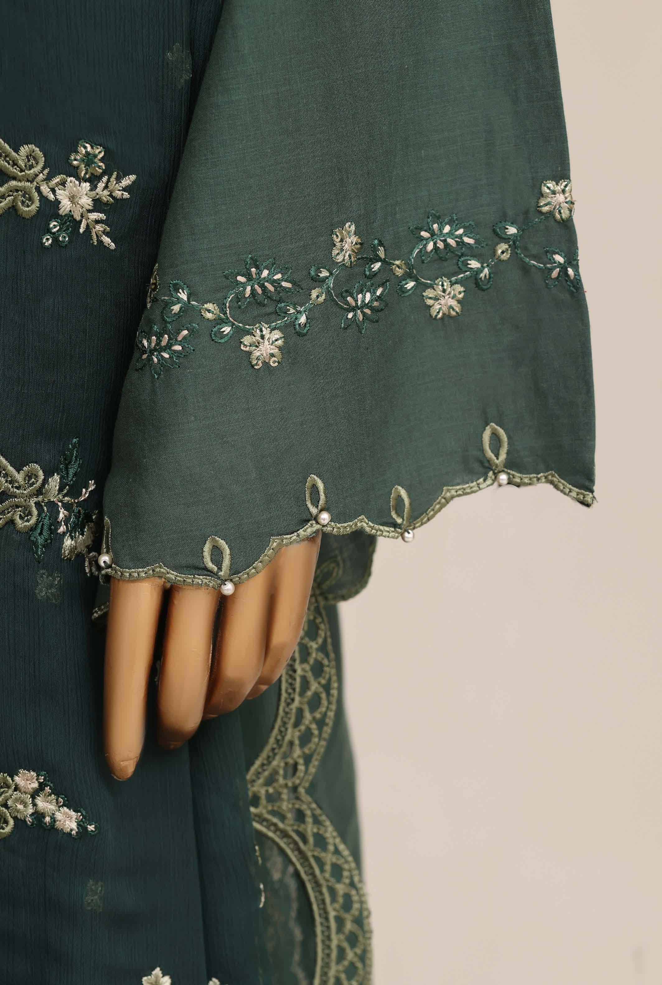 Sadabahar Luxury Slub Lawn Embroidery Stitched Vol-15 Collection 2026. LEL-05